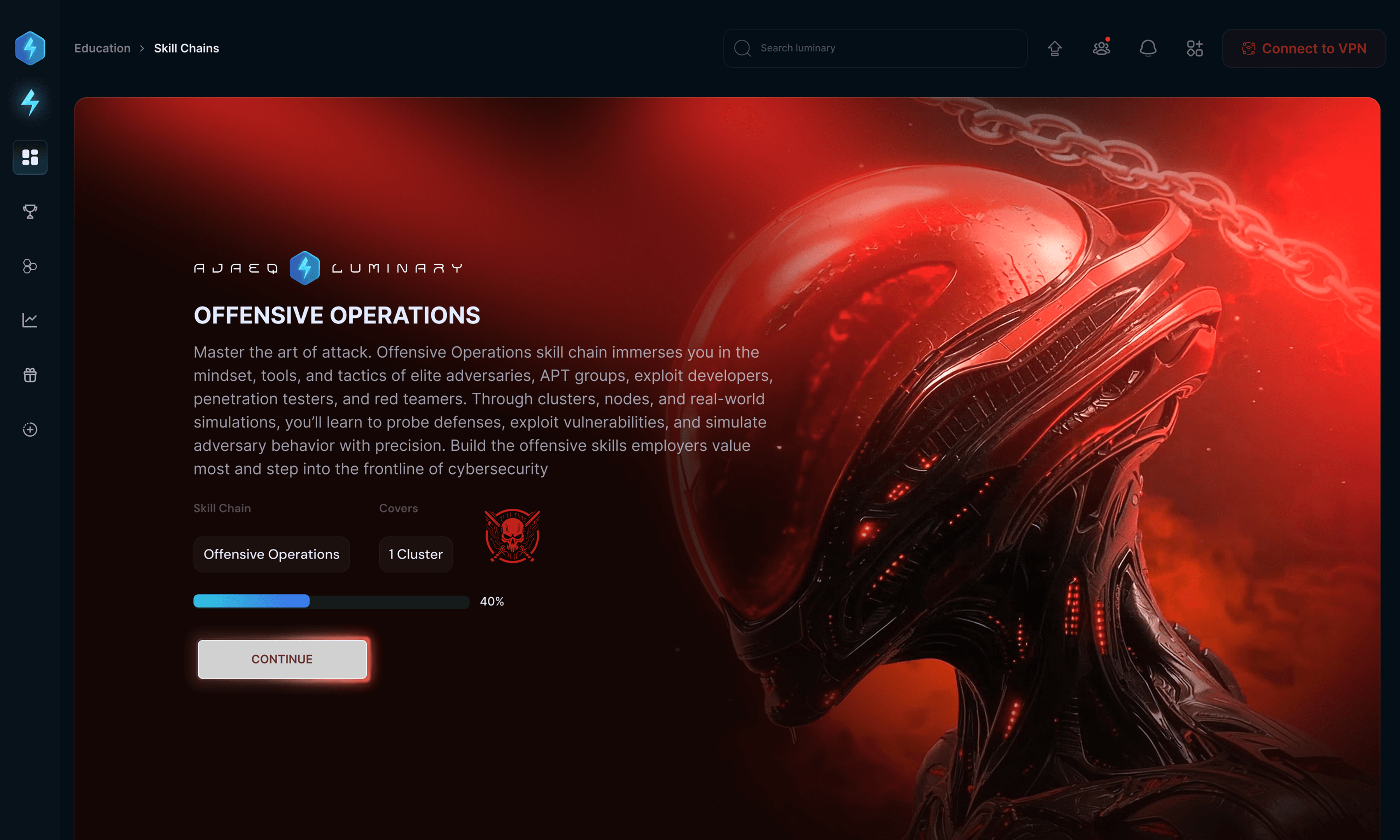 Skill Chain visualization